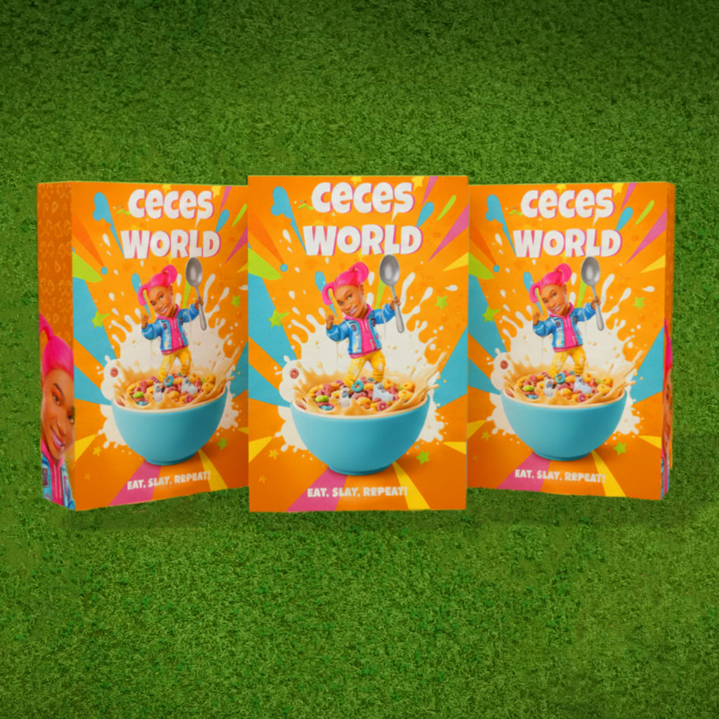CECES WORLD: BIG FREAKFAST CEREAL BOX ONLY