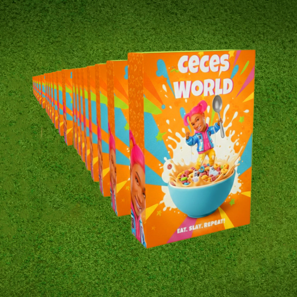 CECES WORLD: BIG FREAKFAST CEREAL BOX ONLY